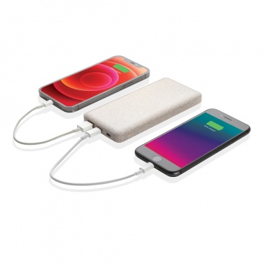 Logotrade business gifts photo of: 10.000 mah wheat straw powerbank