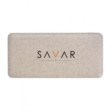 Logotrade promotional merchandise photo of: 10.000 mah wheat straw powerbank