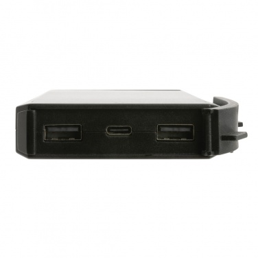 Logotrade corporate gift image of: Skywave RCS recycled plastic solar powerbank 10000 mAh