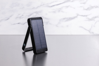 Logotrade promotional merchandise image of: Skywave RCS recycled plastic solar powerbank 10000 mAh