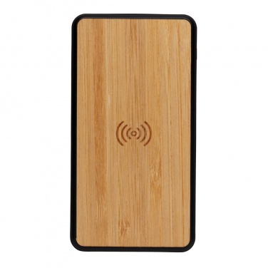 Logotrade promotional products photo of: RCS recycled plastic 8000 mAh Wireless Powerbank