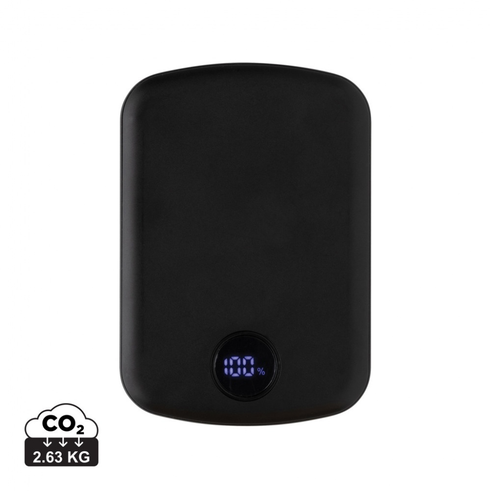Logo trade promotional gifts picture of: MagBoost RCS recycled plastic 5000 mah magnetic powerbank