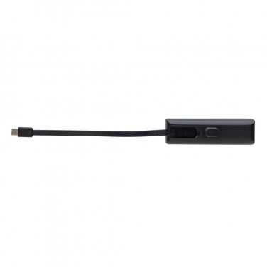 Logo trade promotional gifts image of: Powerlink RCS rplastic 3000 mah powerbank USB C connector