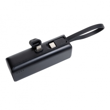 Logotrade corporate gift picture of: Powerlink RCS rplastic 3000 mAh powerbank iOS connector
