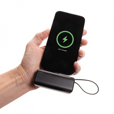 Logo trade promotional items picture of: Powerlink RCS rplastic 3000 mAh powerbank iOS connector