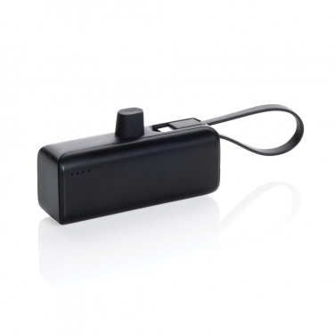 Logo trade business gifts image of: Powerlink RCS rplastic 3000 mAh powerbank iOS connector