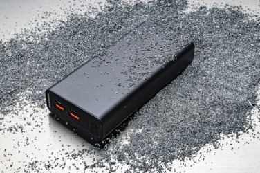 Logo trade corporate gift photo of: Terra RCS recycled 20W aluminium powerbank 20.000 mAh