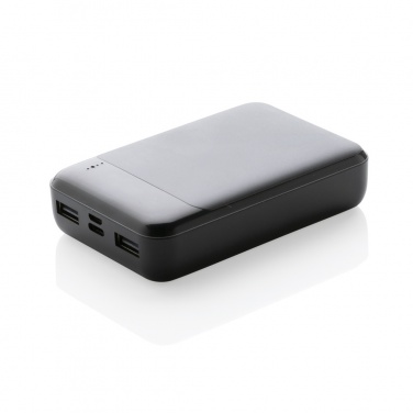 Logo trade advertising product photo of: RCS standard recycled plastic 10.000 mAh powerbank