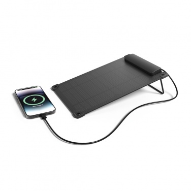 Logo trade promotional merchandise picture of: Solarpulse rplastic portable solar panel 5W