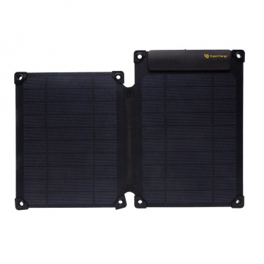 Logo trade corporate gifts image of: Solarpulse rplastic portable Solar panel 10W