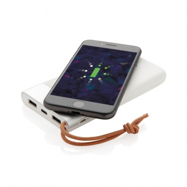 Logo trade promotional items picture of: Aria 8.000 mAh 5W wireless charging powerbank