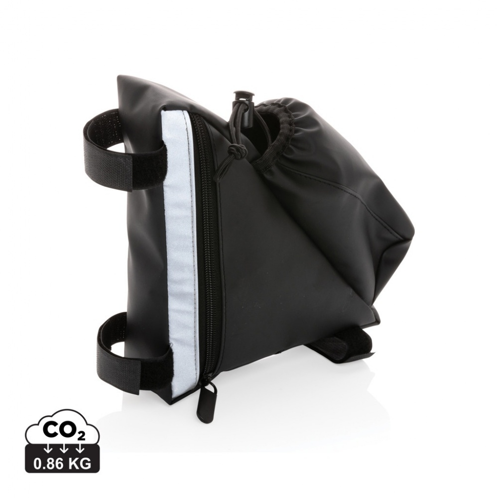 Logo trade corporate gifts picture of: PU high visibility bike frame bag with bottle holder