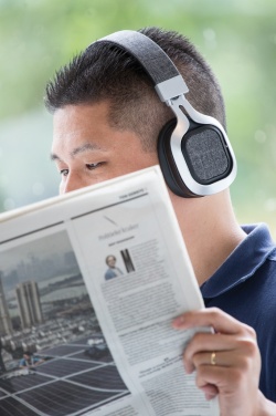 Logo trade promotional merchandise photo of: Vogue Headphone