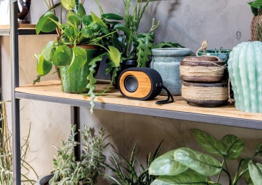 Logo trade promotional items image of: Bamboo X  speaker