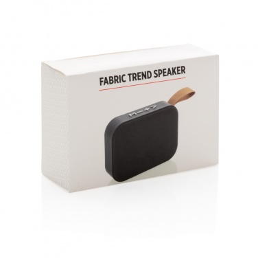 Logo trade advertising products image of: Fabric trend speaker