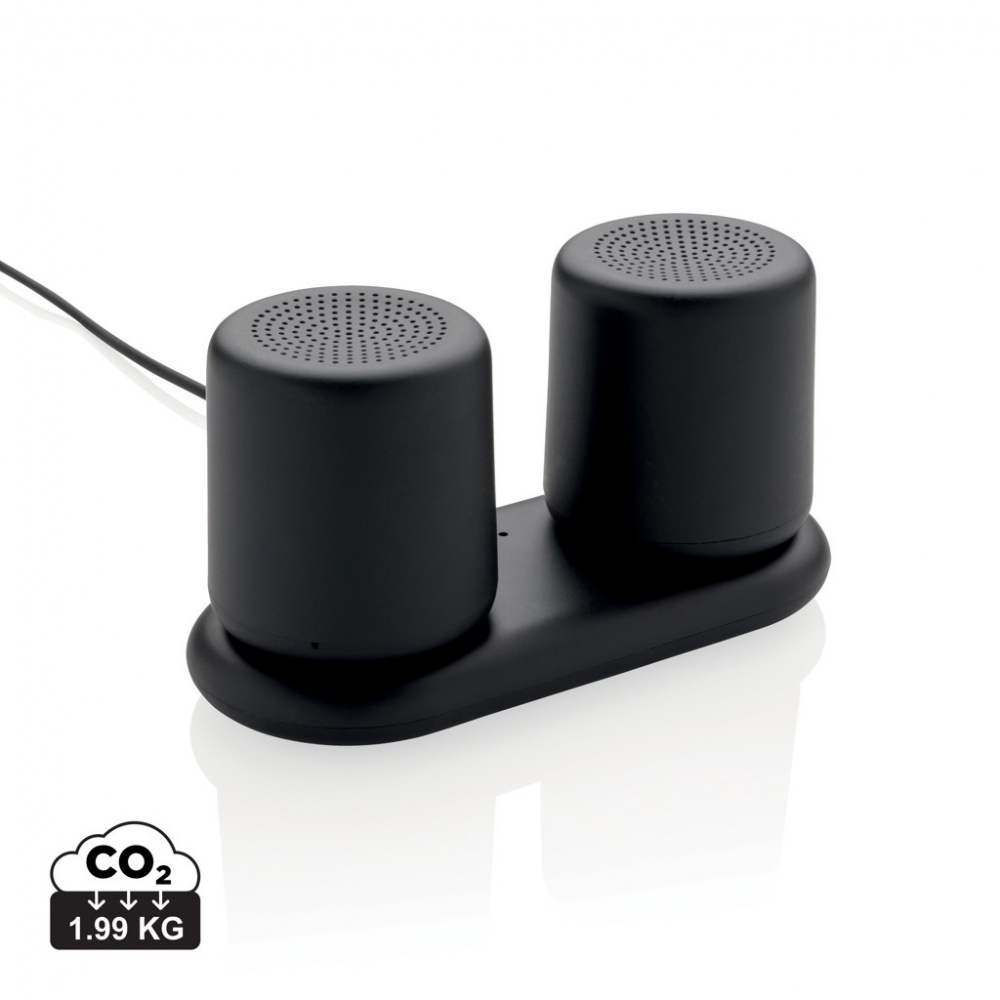 Logotrade promotional merchandise photo of: Double induction charging speaker