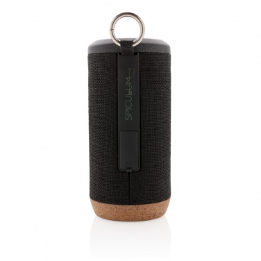 Logo trade promotional gifts picture of: Baia 10W wireless speaker, cork