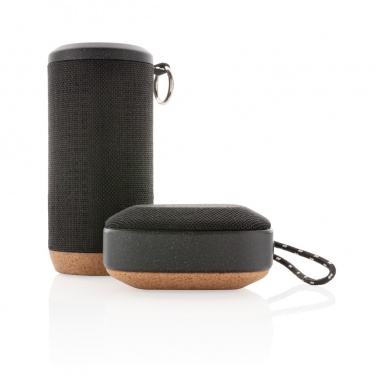 Logo trade promotional merchandise photo of: Baia 10W wireless speaker, cork