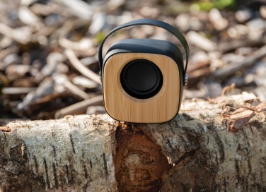Logotrade promotional giveaways photo of: Bamboo 3W Wireless Fashion Speaker