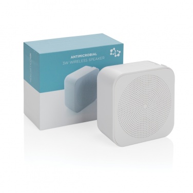 Logo trade promotional products image of: 3W antimicrobial wireless speaker