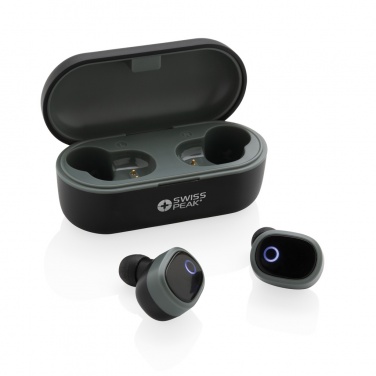 Logo trade promotional item photo of: Swiss peak TWS earbuds