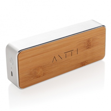 Logotrade promotional giveaway image of: Nevada Bamboo 3W wireless speaker