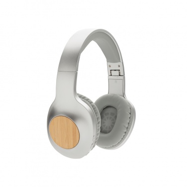 Logotrade promotional gift picture of: Dakota Bamboo wireless headphone