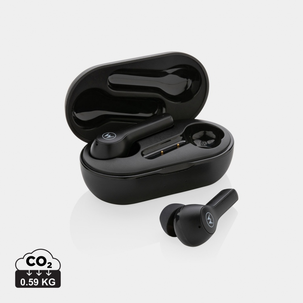 Logotrade promotional merchandise image of: Motorola IPX5 TWS MOTO buds 85
