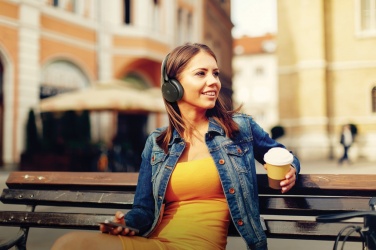 Logotrade promotional gift image of: Motorola MOTO XT500 wireless over ear headphone