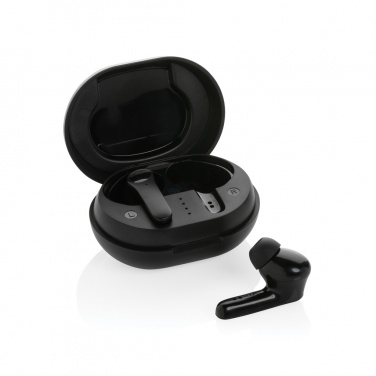 Logo trade promotional products picture of: RCS standard recycled plastic TWS earbuds