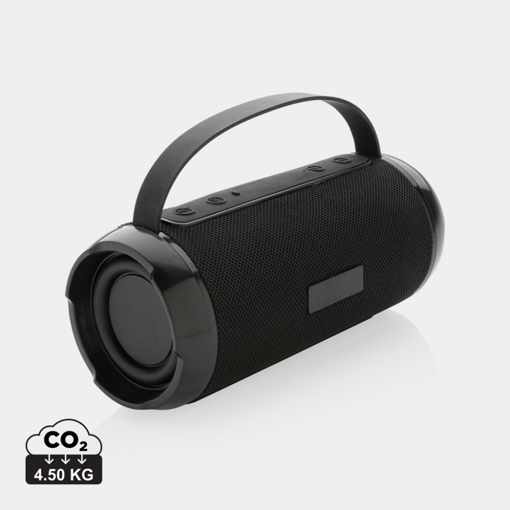 Logotrade promotional product picture of: RCS recycled plastic Soundboom waterproof 6W speaker