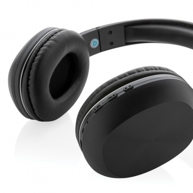 Logotrade promotional item image of: RCS recycled plastic JAM wireless headphone