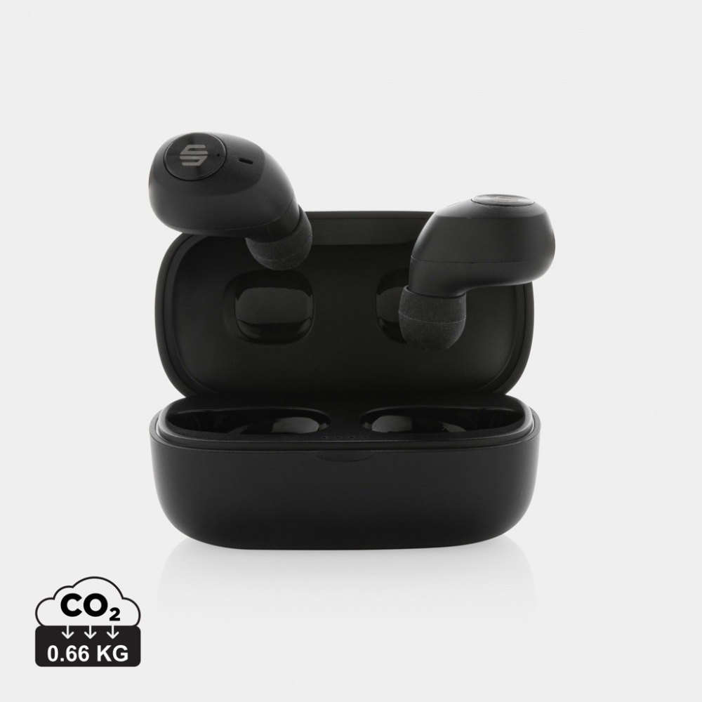 Logo trade promotional item photo of: Urban Vitamin Palm Springs RCS rplastic ENC earbuds