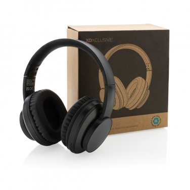 Logo trade promotional merchandise image of: Terra RCS recycled aluminium wireless headphone