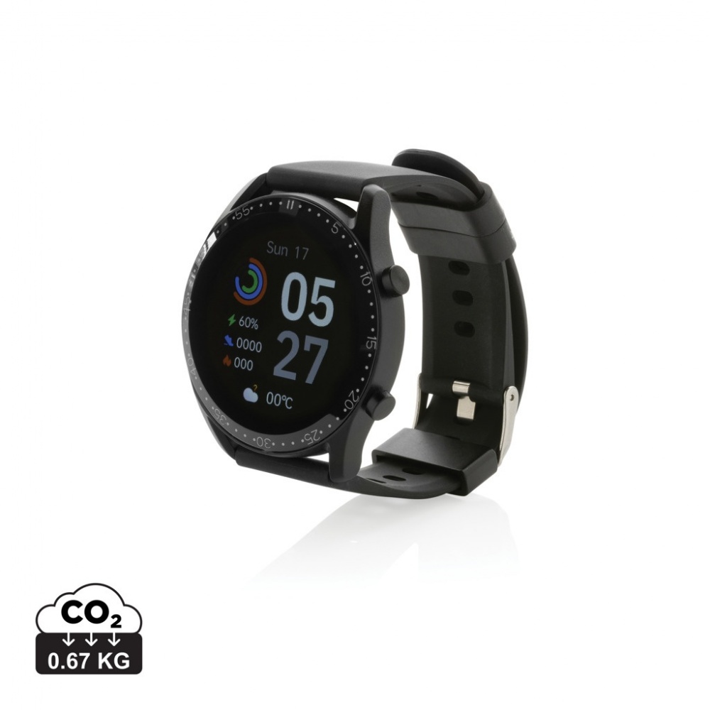 Logotrade business gift image of: RCS recycled TPU Fit Watch round