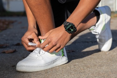 Logo trade promotional item photo of: RCS recycled TPU Fit Watch round
