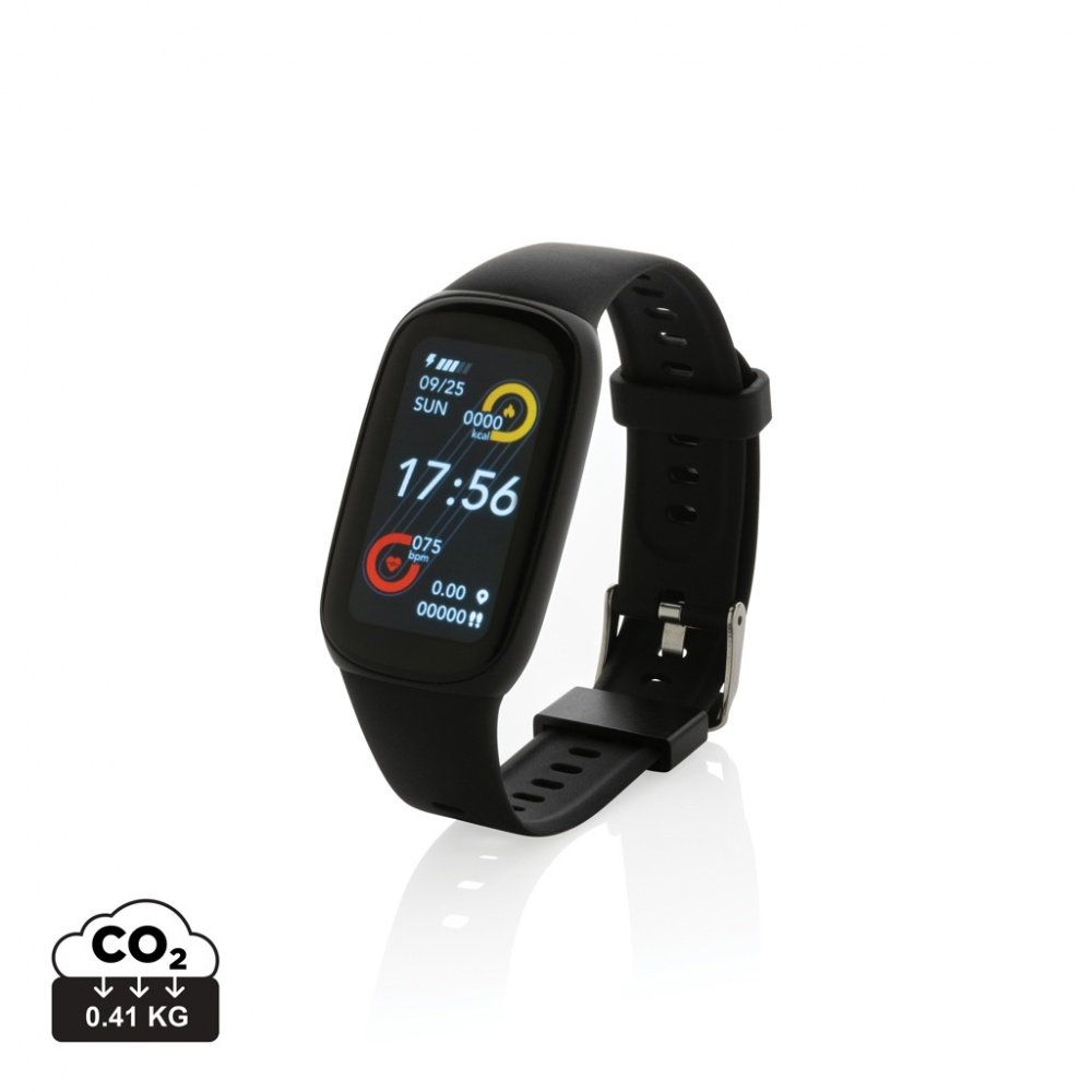 Logotrade promotional merchandise image of: RCS recycled TPU  activity watch 1.47'' screen with HR