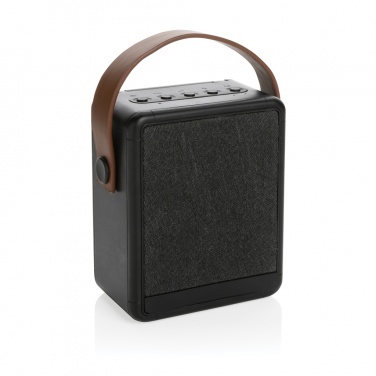 Logotrade corporate gift image of: Skywave RCS recycled plastic solar speaker 12W