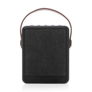 Logo trade promotional product photo of: Skywave RCS recycled plastic solar speaker 12W
