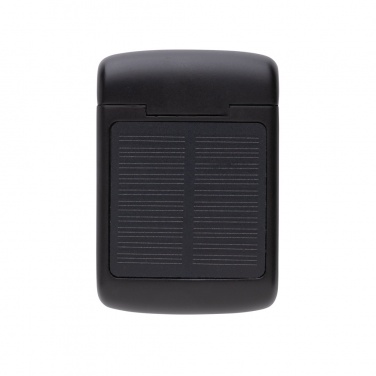 Logotrade promotional items photo of: Skywave RCS recycled plastic solar earbuds