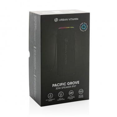 Logotrade promotional gift picture of: Urban Vitamin Pacific Grove RCS rplastic 30W speaker IPX7