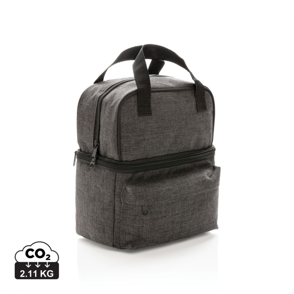 Logotrade advertising product image of: Cooler bag with 2 insulated compartments