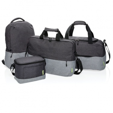 Logo trade promotional giveaway photo of: Duo colour RPET cooler bag