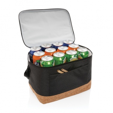 Logo trade advertising product photo of: Impact AWARE™ XL RPET two tone cooler bag with cork detail