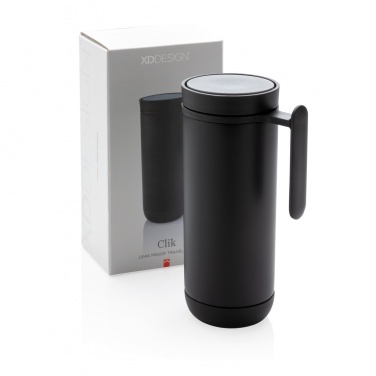 Logo trade promotional item photo of: Clik leak proof travel mug