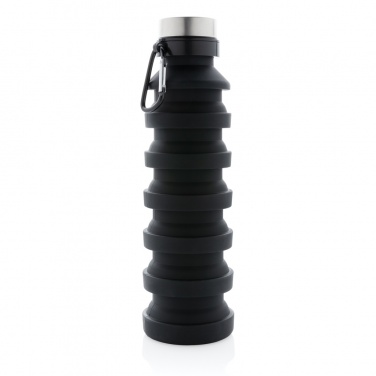Logotrade business gift image of: Leakproof collapsible silicone bottle with lid