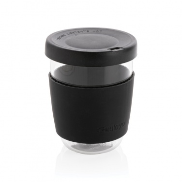 Logo trade advertising products picture of: Ukiyo borosilicate glass with silicone lid and sleeve