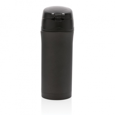Logo trade promotional items image of: Metallic easy lock vacuum mug