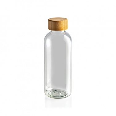 Logo trade promotional giveaways image of: RCS RPET bottle with bamboo lid