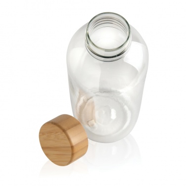 Logo trade promotional items picture of: RCS RPET bottle with bamboo lid